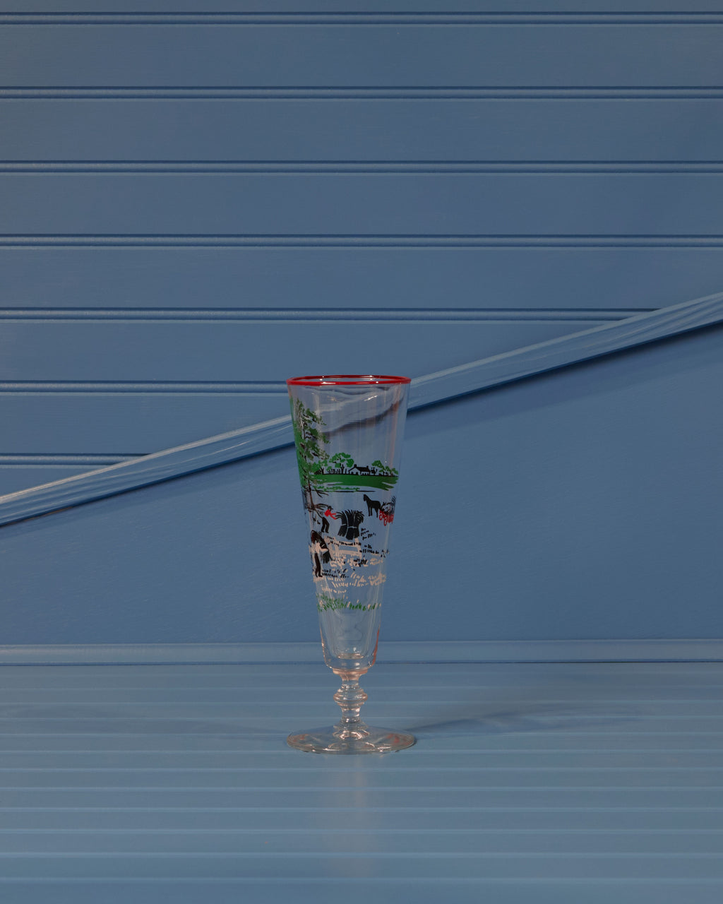 Footed Pilsner Glasses