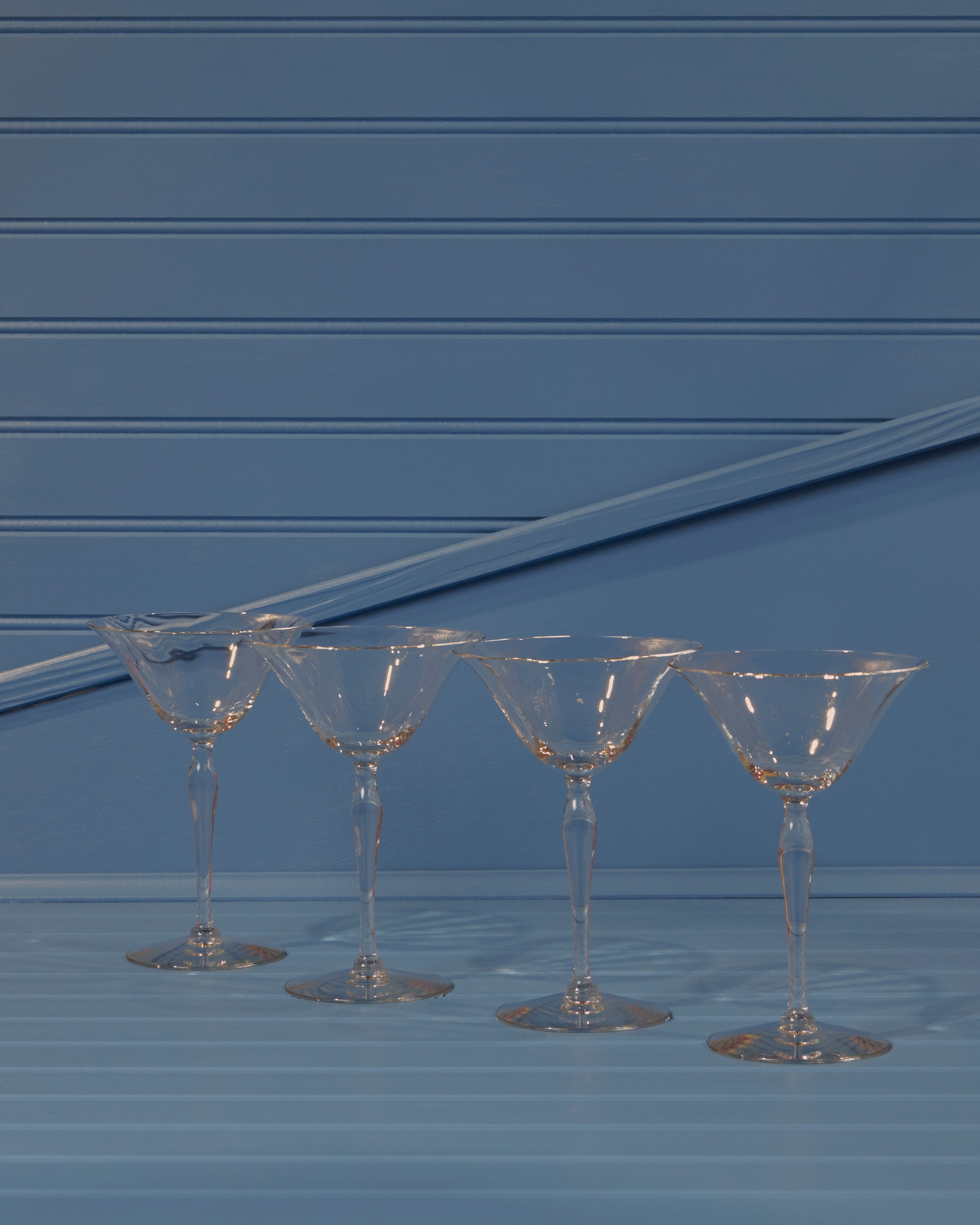 Crystal Martini Glasses