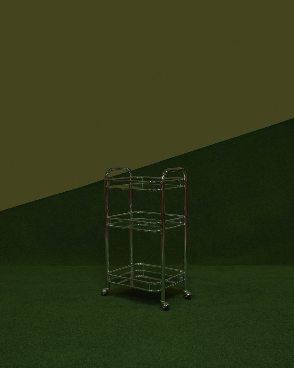 Chrome Bar Cart