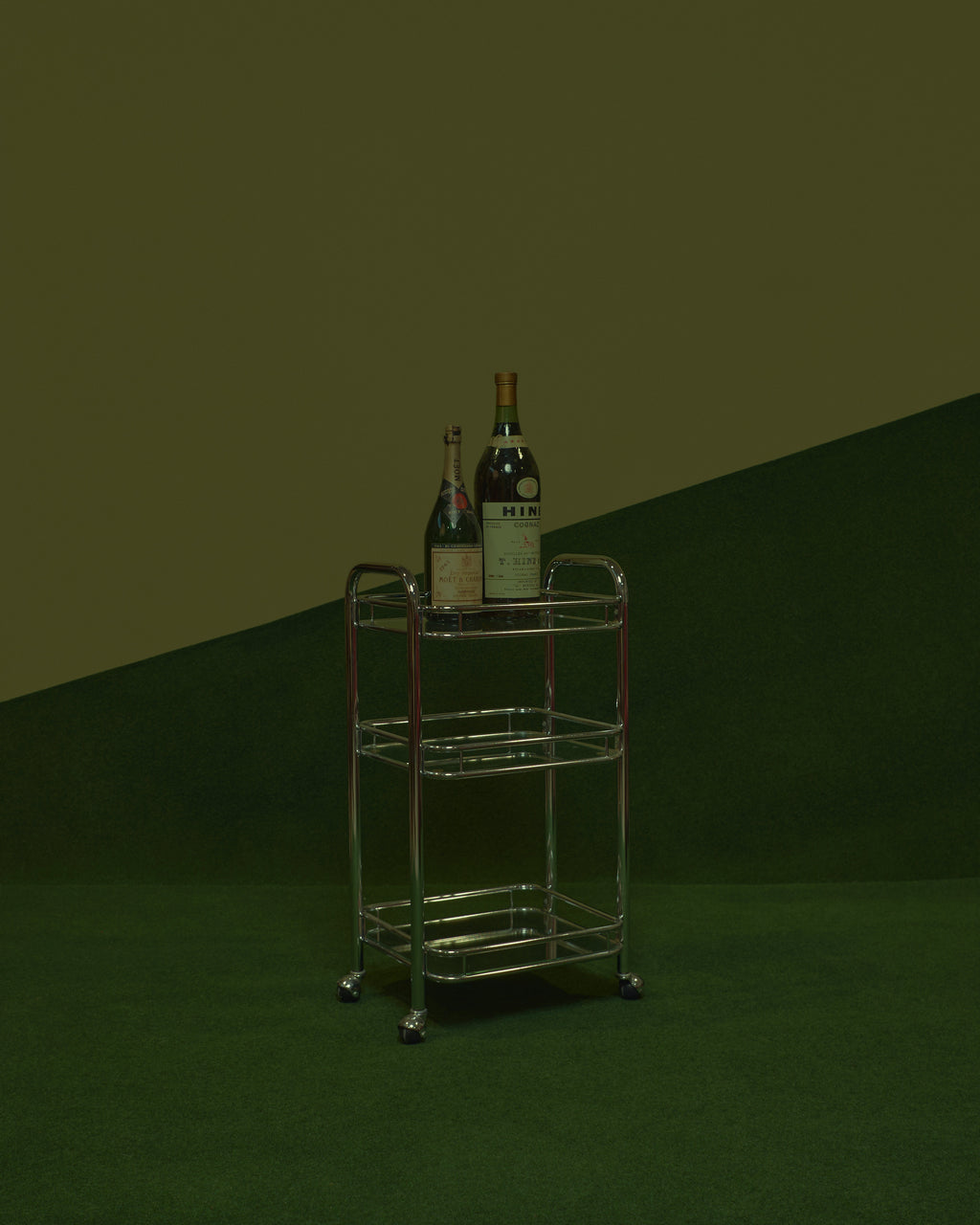 Chrome Bar Cart