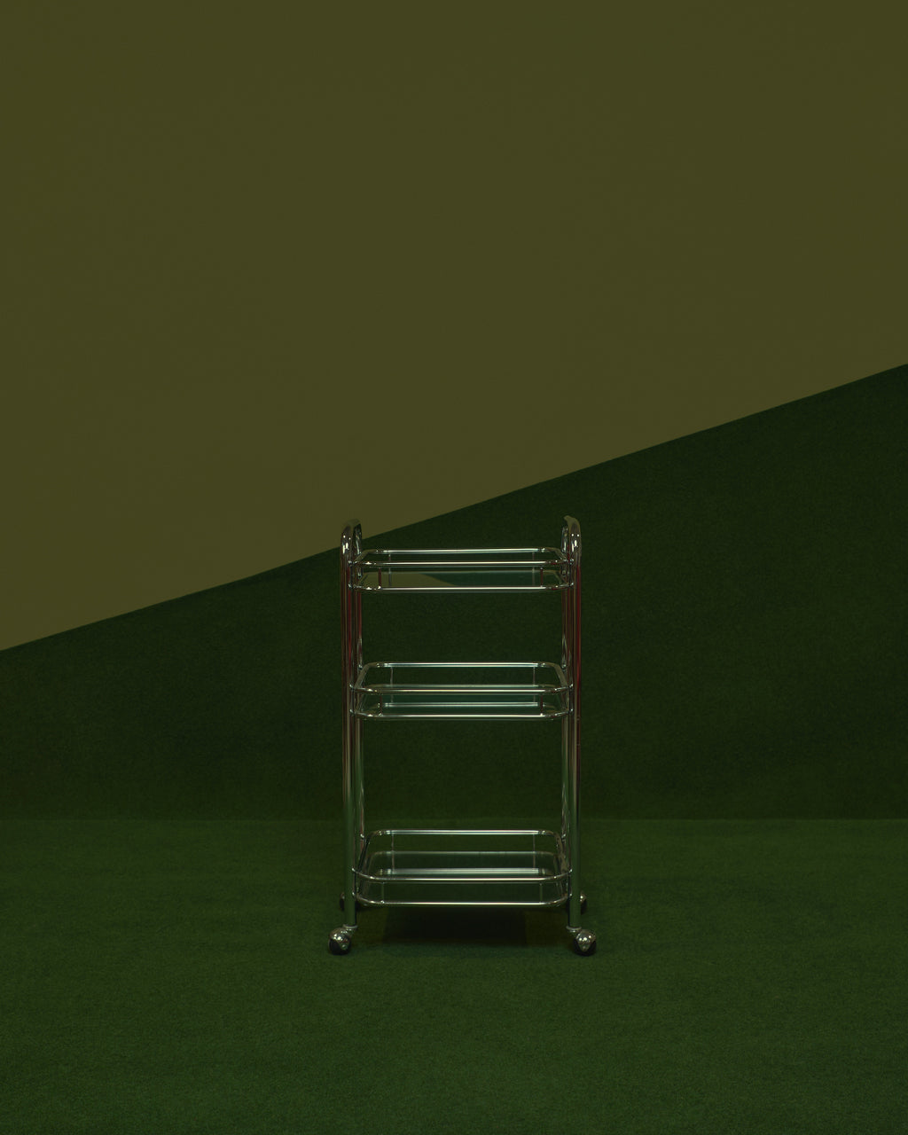 Chrome Bar Cart