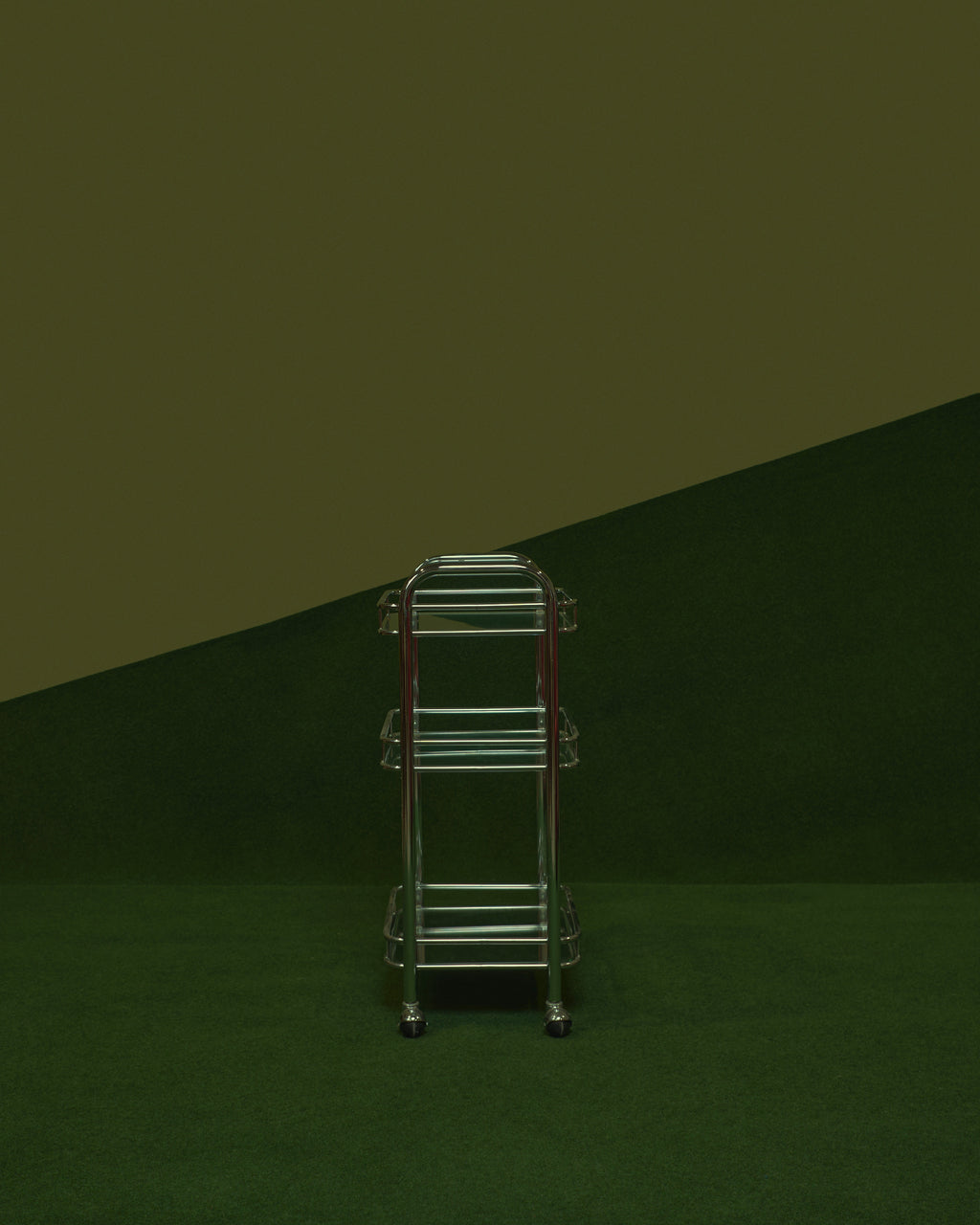 Chrome Bar Cart