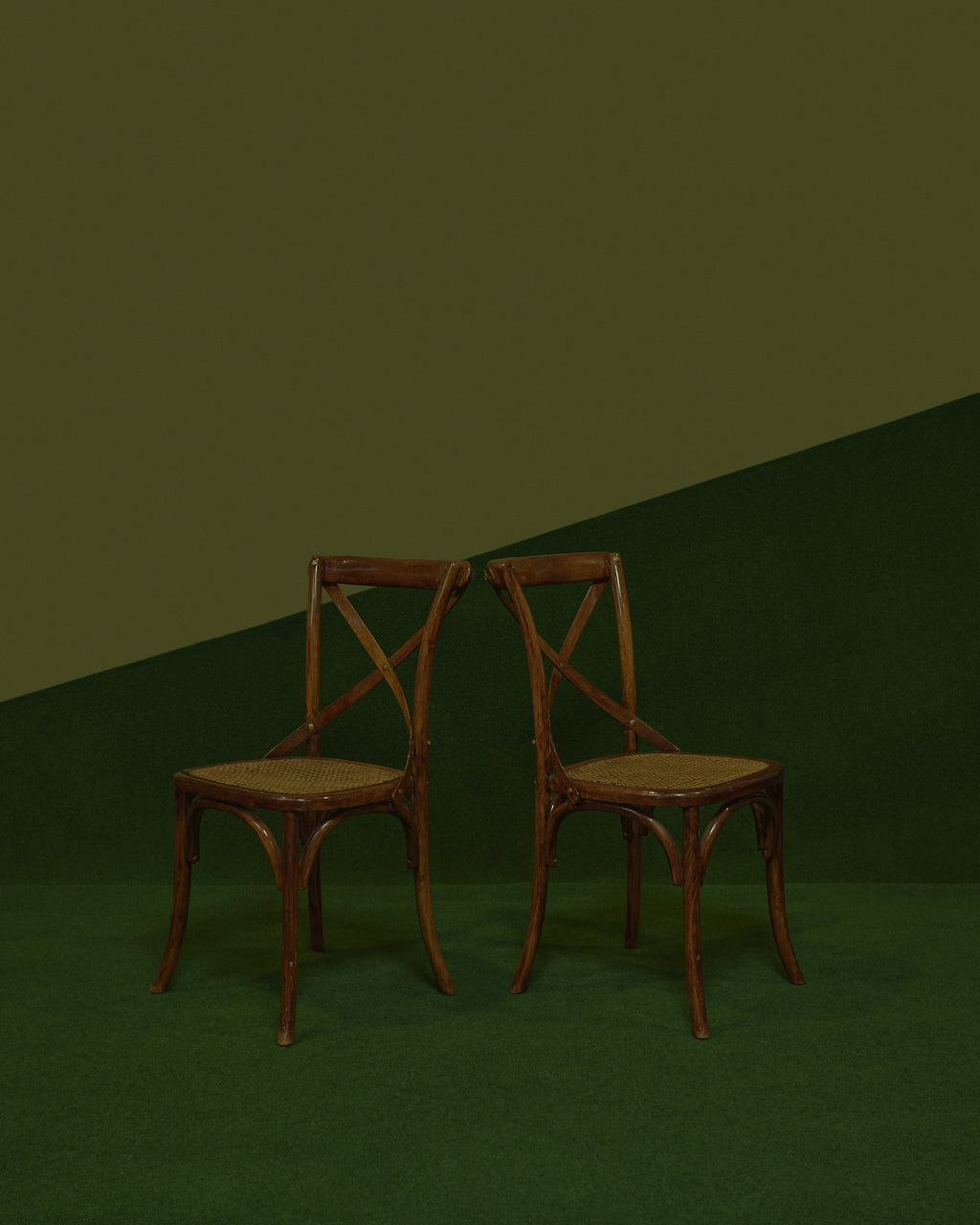 Cross Bentwood Chairs