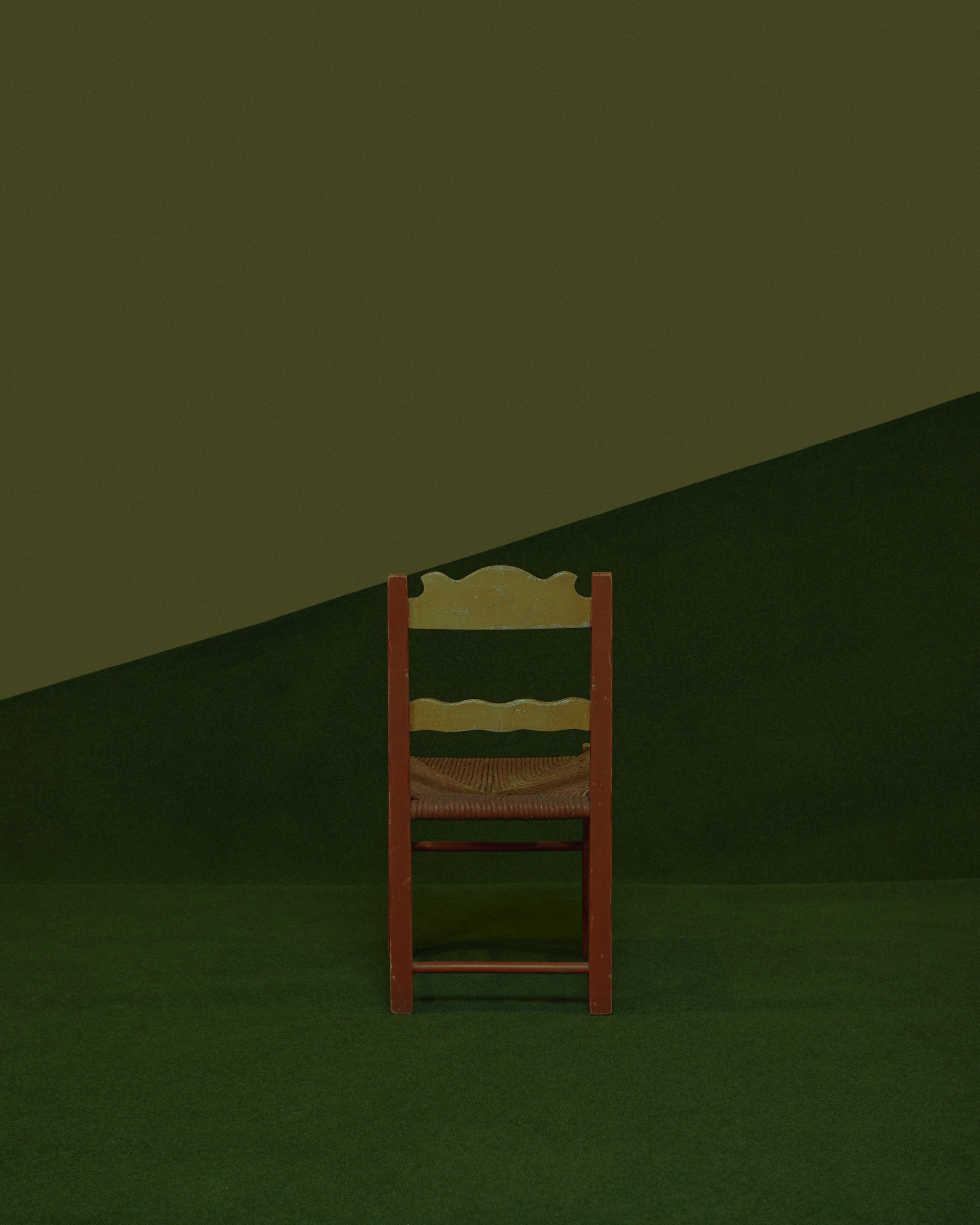 Orange Folk Chair