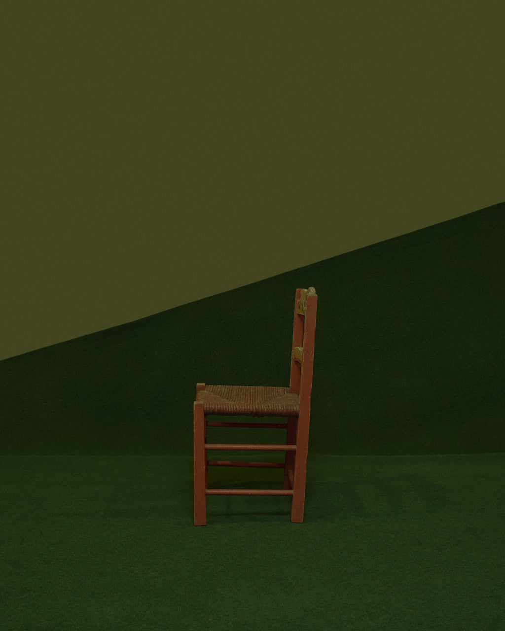 Orange Folk Chair