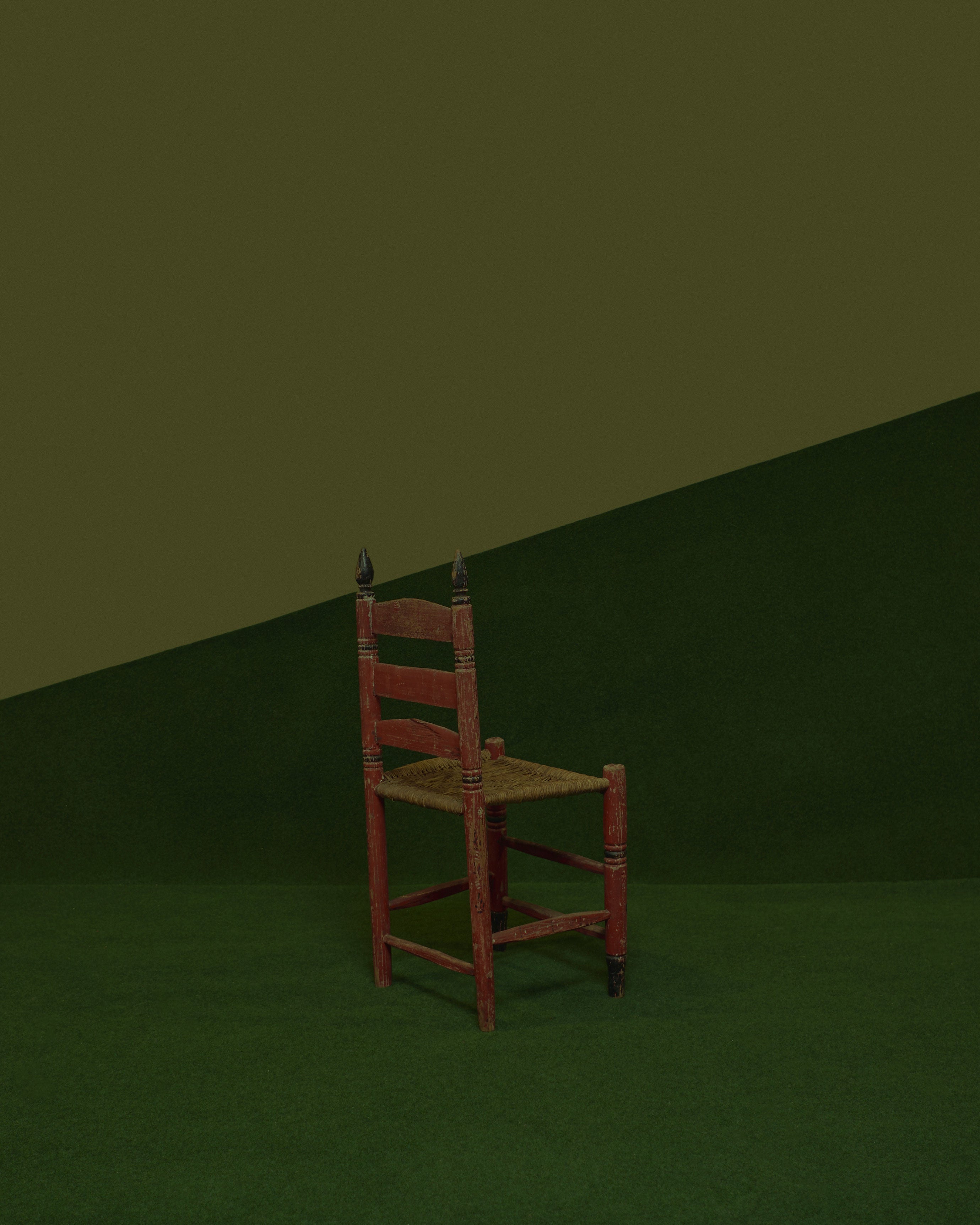 Red Folk Chair