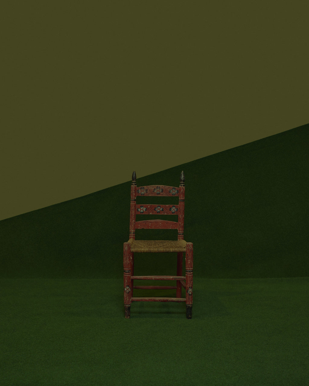 Red Folk Chair