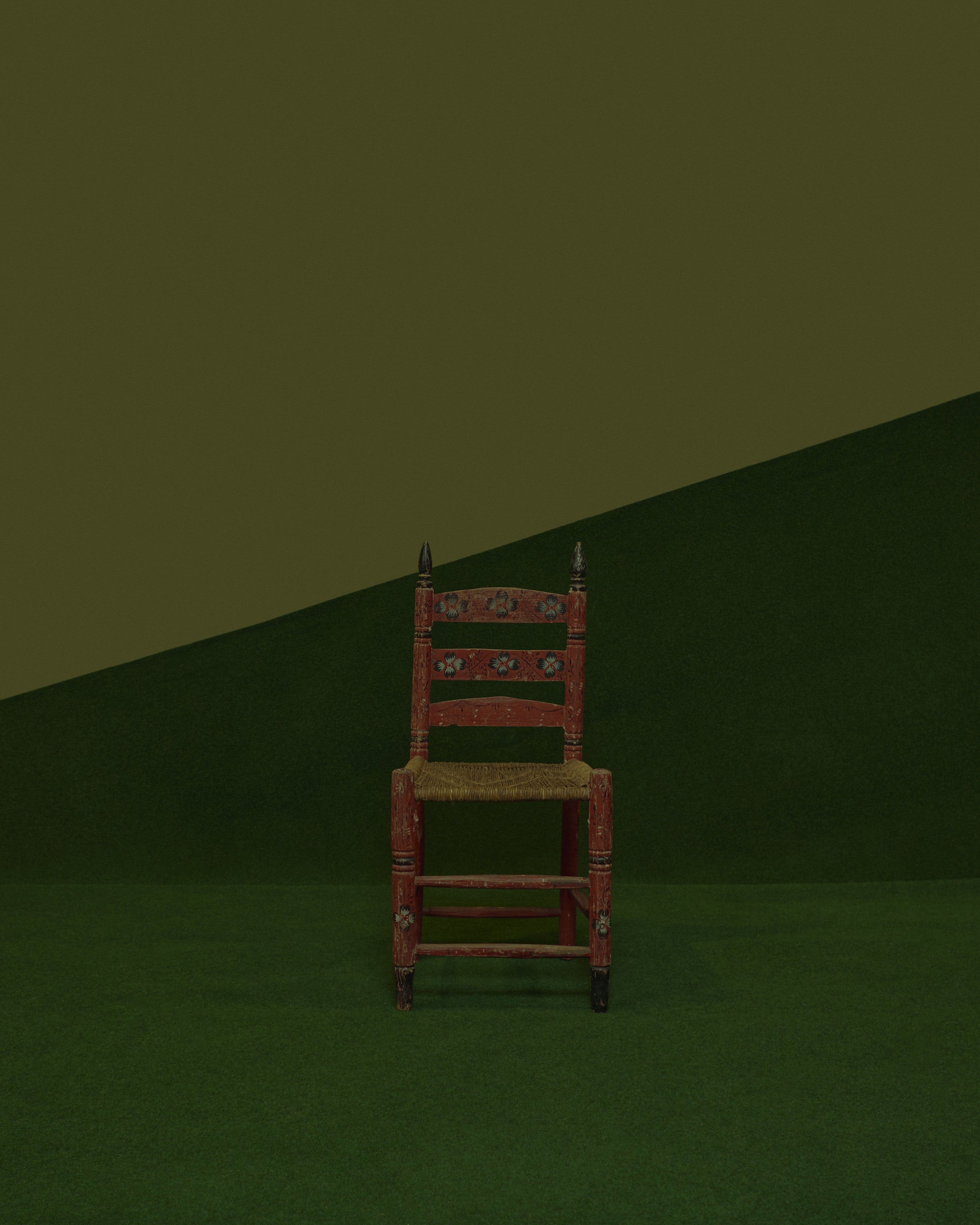 Red Folk Chair