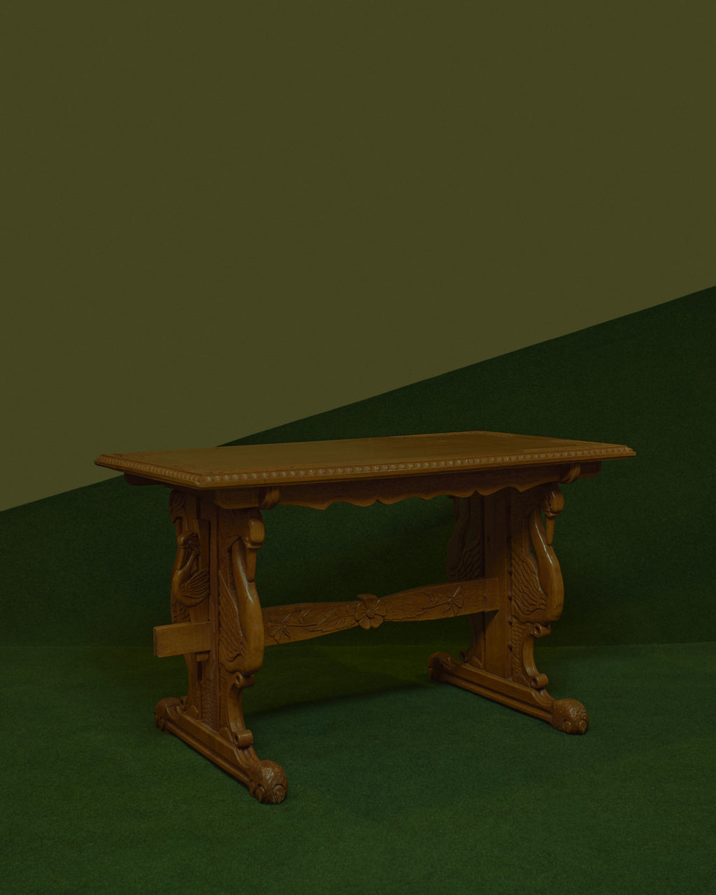 Carved Oak Dining Set