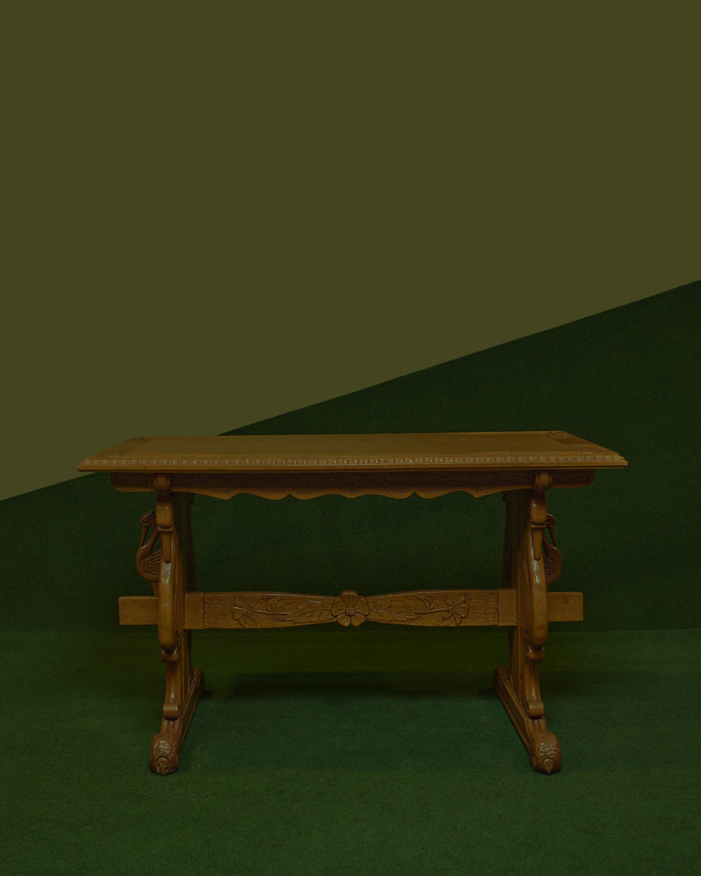 Carved Oak Dining Set