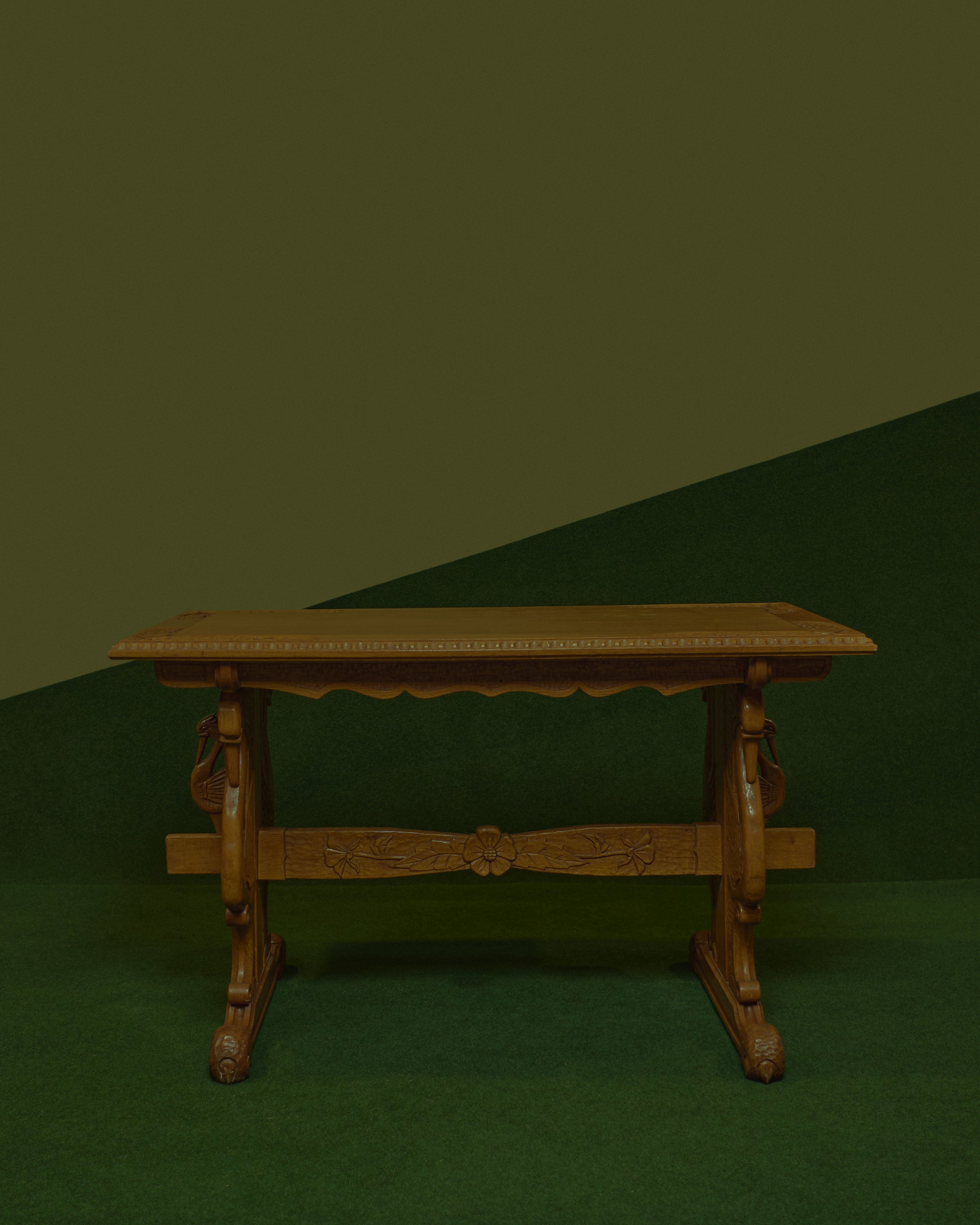 Carved Oak Dining Set